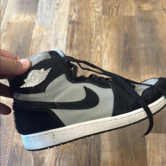 Nike Dunk Mid Black and Gray Athletic Shoes Men’s 9.5/Womens 11 - Picture 6 of 6